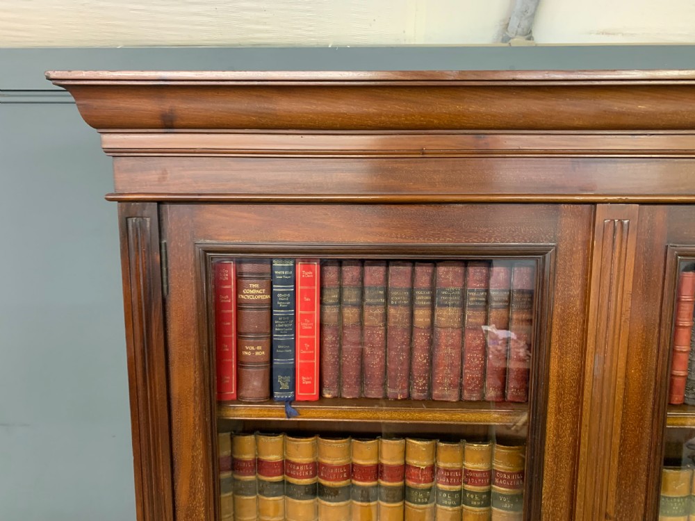 Victorian Mahogany Bookcase View XX