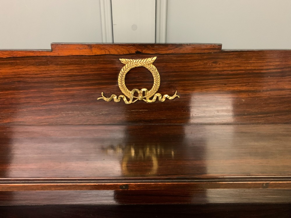 Regency Period Rosewood Waterfall Bookcase View IV