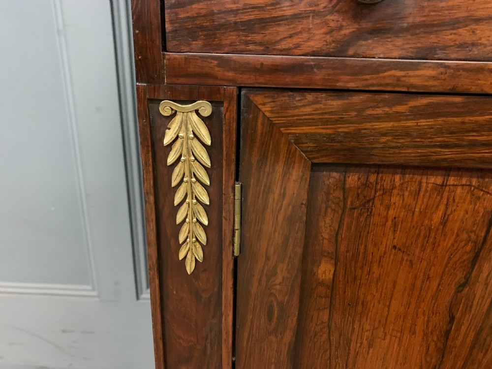 Regency Period Rosewood Waterfall Bookcase View VIII
