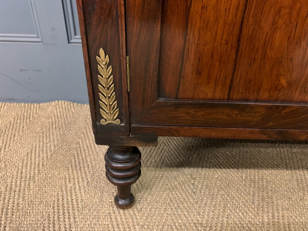 Regency Period Rosewood Waterfall Bookcase View IX