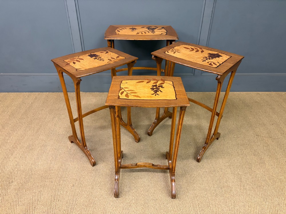 Galle Style Nest of 4 Tables View XIII
