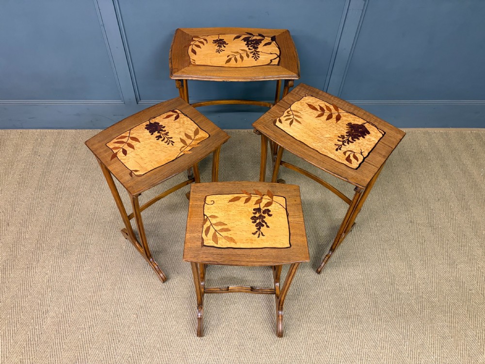 Galle Style Nest of 4 Tables View XIV