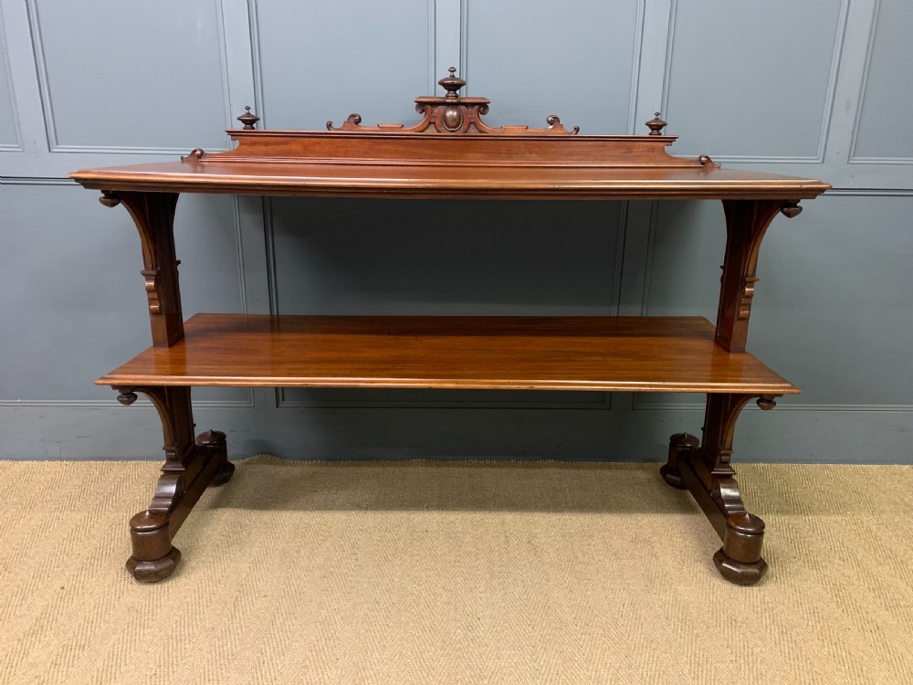 Large Sized Victorian Mahogany Buffet View III