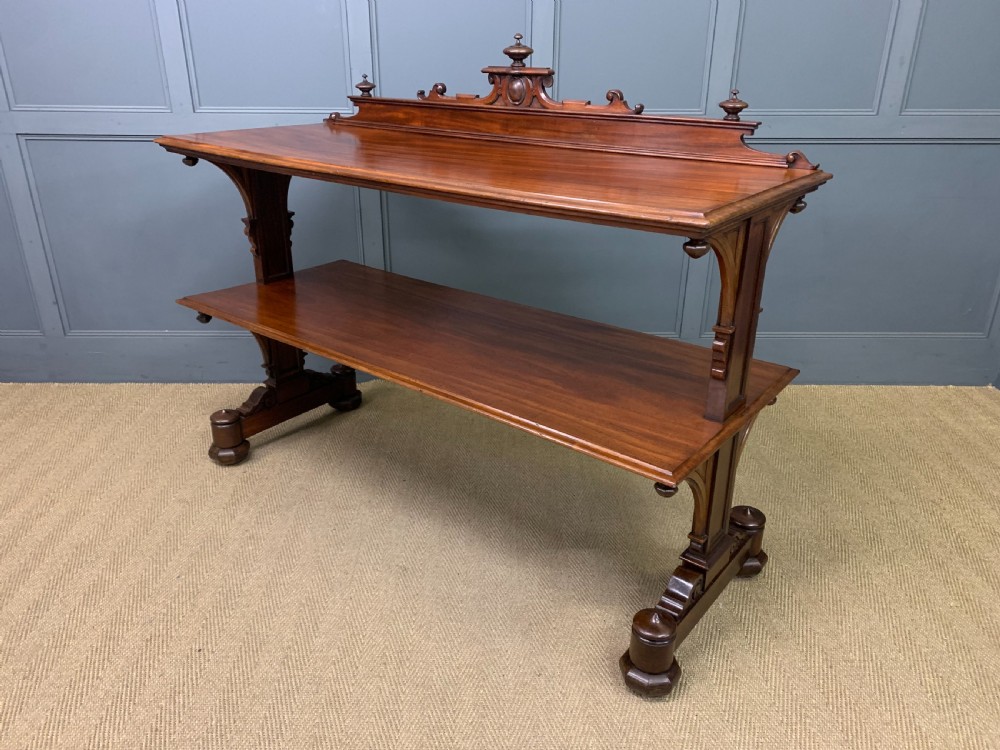 Large Sized Victorian Mahogany Buffet View IX