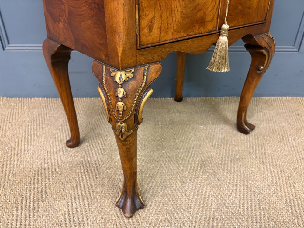 Pair of Burr Walnut Bedside Cupboards by Maple & Co. View XV