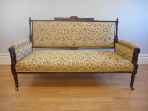 antique victorian rosewood sofa - CATEGORY: ANTIQUE SOFAS - DATED 1880