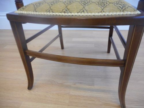 ANTIQUE EDWARDIAN ARM CHAIR - ADDITIONAL PHOTO 5