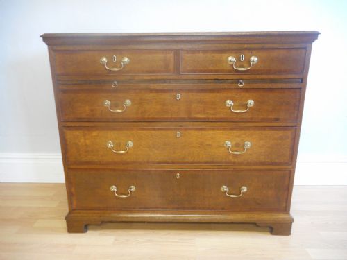 antique georgian oak chest of drawers - CATEGORY: ANTIQUE CHEST OF DRAWERS - DATED GEORGIAN