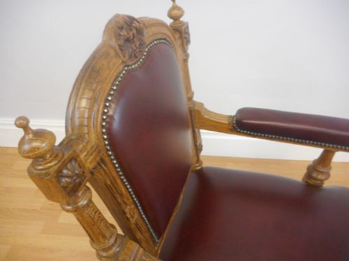 ANTIQUE VICTORIAN ARM CHAIR - ADDITIONAL PHOTO 5
