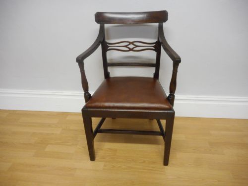 ANTIQUE GEORGIAN ARM CHAIR - ADDITIONAL PHOTO 1