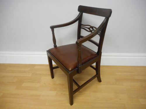 ANTIQUE GEORGIAN ARM CHAIR - ADDITIONAL PHOTO 2