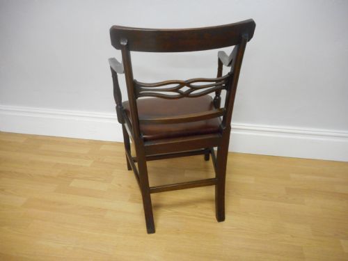 ANTIQUE GEORGIAN ARM CHAIR - ADDITIONAL PHOTO 3