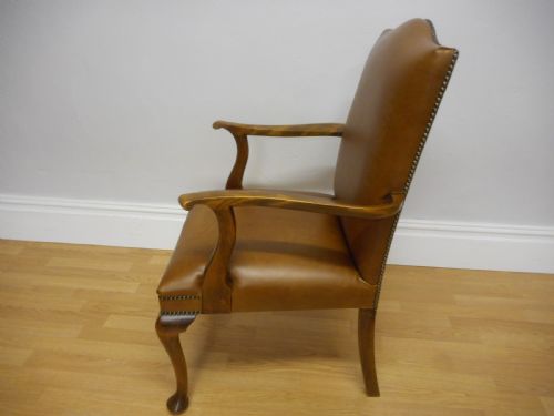 ANTIQUE LIBRARY CHAIR - ADDITIONAL PHOTO 1