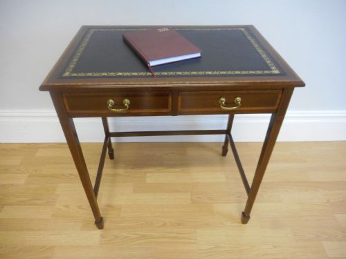 antique mahogany writing table - CATEGORY: ANTIQUE TABLES - DATED EDWARDIAN