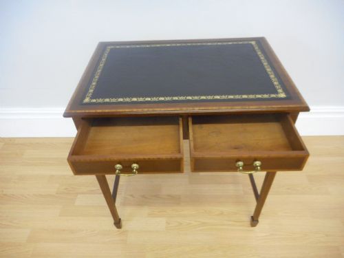 ANTIQUE MAHOGANY WRITING TABLE - ADDITIONAL PHOTO 5