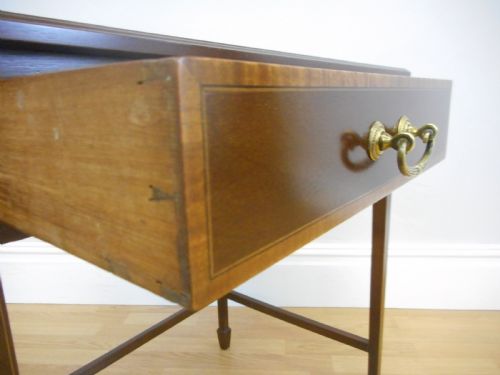 ANTIQUE MAHOGANY WRITING TABLE - ADDITIONAL PHOTO 8
