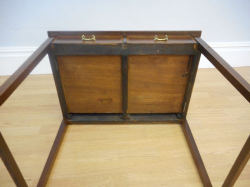 ANTIQUE MAHOGANY WRITING TABLE - ADDITIONAL PHOTO 11