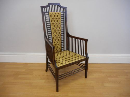 ANTIQUE ARTS CRAFTS ARM CHAIR - ADDITIONAL PHOTO 1