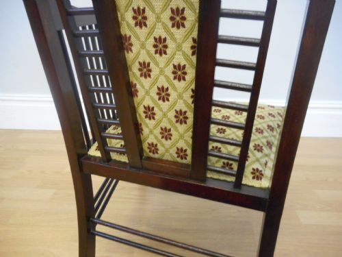 ANTIQUE ARTS CRAFTS ARM CHAIR - ADDITIONAL PHOTO 10