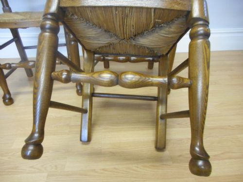 ANTIQUE 8 LADDER BACK CHAIRS - ADDITIONAL PHOTO 7