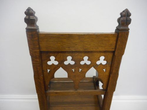 ANTIQUE GOTHIC ARM CHAIR - ADDITIONAL PHOTO 4
