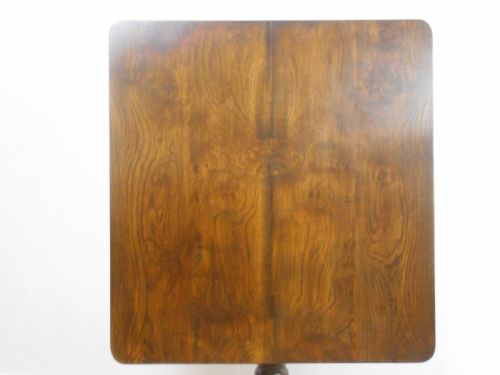 ANTIQUE OAK TRIPOD TABLE - ADDITIONAL PHOTO 11