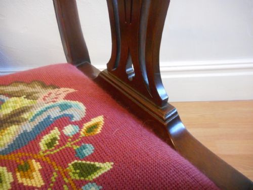 ANTIQUE SET OF 6 HEPPLEWHITE DINNING CHAIRS - ADDITIONAL PHOTO 11