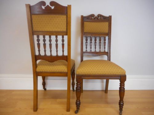 ANTIQUE VICTORIAN DINNING CHAIRS - ADDITIONAL PHOTO 7