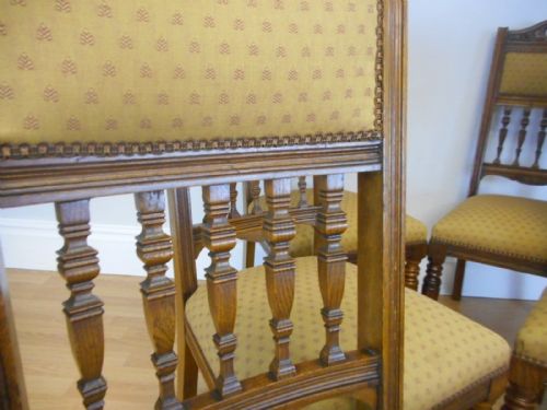 ANTIQUE VICTORIAN DINNING CHAIRS - ADDITIONAL PHOTO 10