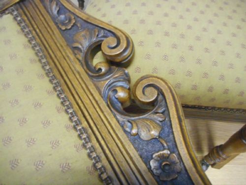 ANTIQUE VICTORIAN DINNING CHAIRS - ADDITIONAL PHOTO 11