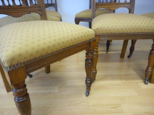 ANTIQUE VICTORIAN DINNING CHAIRS - ADDITIONAL PHOTO 14