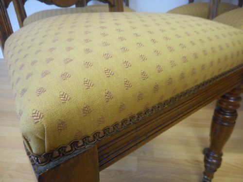 ANTIQUE VICTORIAN DINNING CHAIRS - ADDITIONAL PHOTO 15