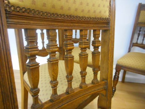 ANTIQUE VICTORIAN DINNING CHAIRS - ADDITIONAL PHOTO 16