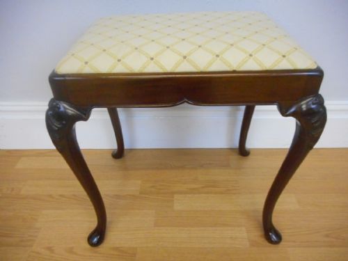antique dressing table stool - CATEGORY: ANTIQUE STOOLS - DATED 1900