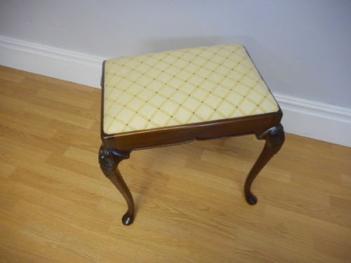 ANTIQUE DRESSING TABLE STOOL - ADDITIONAL PHOTO 3