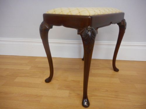 ANTIQUE DRESSING TABLE STOOL - ADDITIONAL PHOTO 4