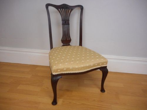 antique victorian parlour chair - CATEGORY: ANTIQUE CHAIRS - DATED VICTORIAN