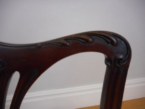 ANTIQUE VICTORIAN PARLOUR CHAIR - ADDITIONAL PHOTO 4