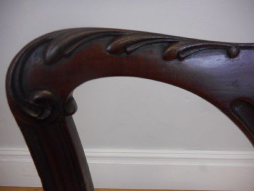 ANTIQUE VICTORIAN PARLOUR CHAIR - ADDITIONAL PHOTO 5