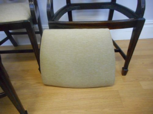 ANTIQUE SET OF 8 HEPPELWHITE DINNING CHAIRS - ADDITIONAL PHOTO 19