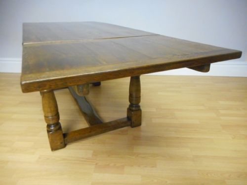 ANTIQUE REFECTORY TABLE IN OAK - ADDITIONAL PHOTO 3