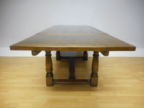ANTIQUE REFECTORY TABLE IN OAK - ADDITIONAL PHOTO 4