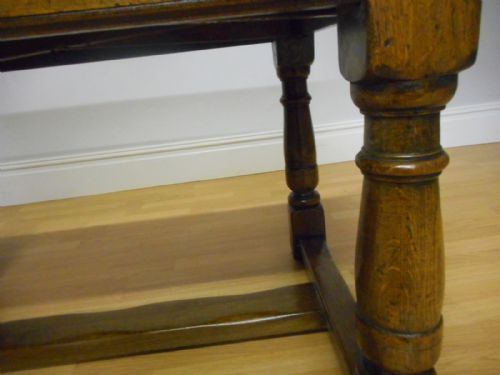 ANTIQUE REFECTORY TABLE IN OAK - ADDITIONAL PHOTO 16