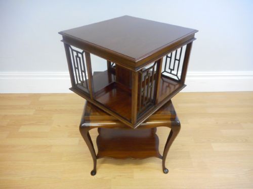 ANTIQUE REVOLVING BOOKCASE - ADDITIONAL PHOTO 3