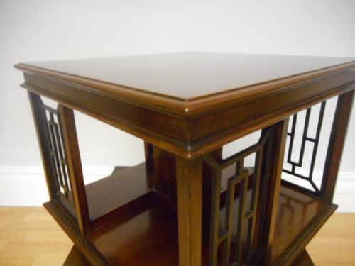 ANTIQUE REVOLVING BOOKCASE - ADDITIONAL PHOTO 8