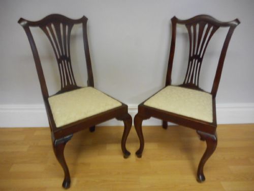 antique pair of side chairs - CATEGORY: ANTIQUE CHAIRS - DATED 1890