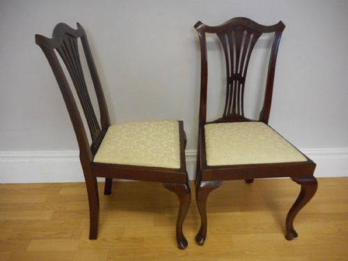 ANTIQUE PAIR OF SIDE CHAIRS - ADDITIONAL PHOTO 4