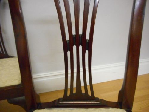 ANTIQUE PAIR OF SIDE CHAIRS - ADDITIONAL PHOTO 7