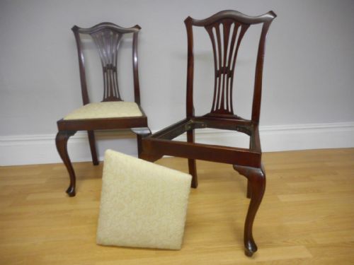 ANTIQUE PAIR OF SIDE CHAIRS - ADDITIONAL PHOTO 11