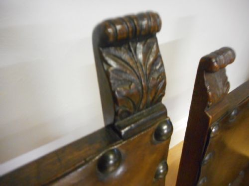 ANTIQUE SET OF 10 OAK DINNING CHAIRS - ADDITIONAL PHOTO 14